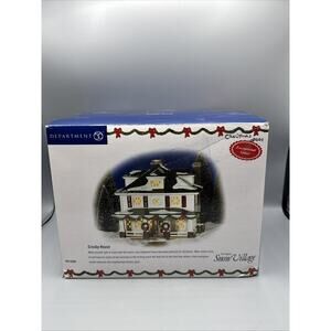 Department 56 Original Snow Village Crosby House #56.55056 Original Box Retired